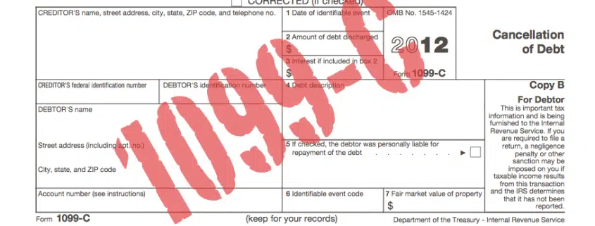My home was foreclosed/modified/etc and now I owe the IRS