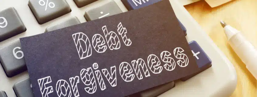 is debt forgiveness taxable 