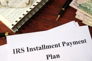 what happens if you default on IRS installment agreement
