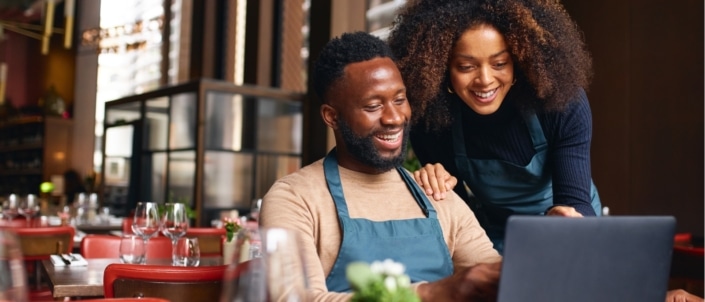 A couple going over Safe Harbor tax rules